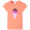 Kindershirt 128 neonoranje