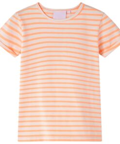Kindershirt 128 neonoranje
