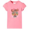 Kindershirt 128 neonroze