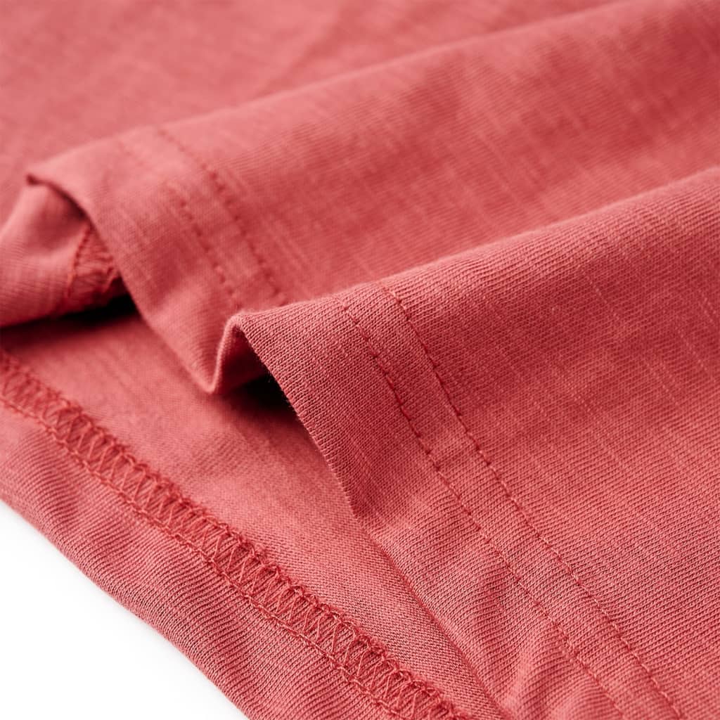 Kindershirt 128 paprikakleurig - Image 6