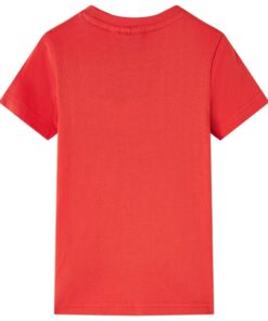 Kindershirt 128 rood