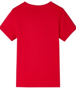 Kindershirt 128 rood