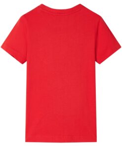 Kindershirt 128 rood