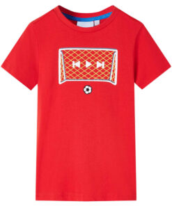 Kindershirt 128 rood