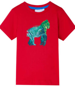 Kindershirt 128 rood