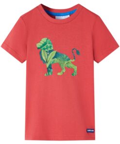 Kindershirt 128 rood