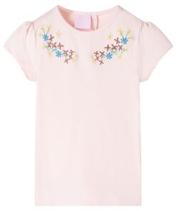 Kindershirt 128 zachtroze