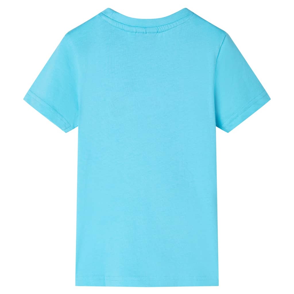 Kindershirt 128 zeeblauw