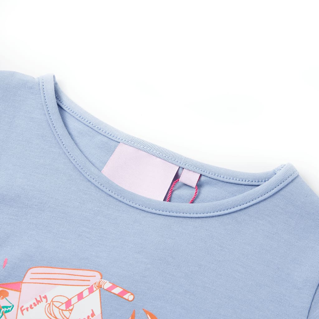 Kindershirt 140 blauw - Image 3
