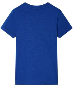 Kindershirt 140 donkerblauw