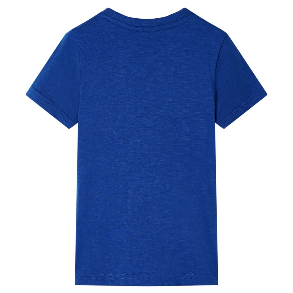 Kindershirt 140 donkerblauw