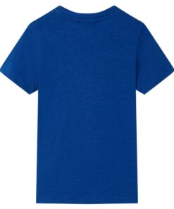 Kindershirt 140 donkerblauw