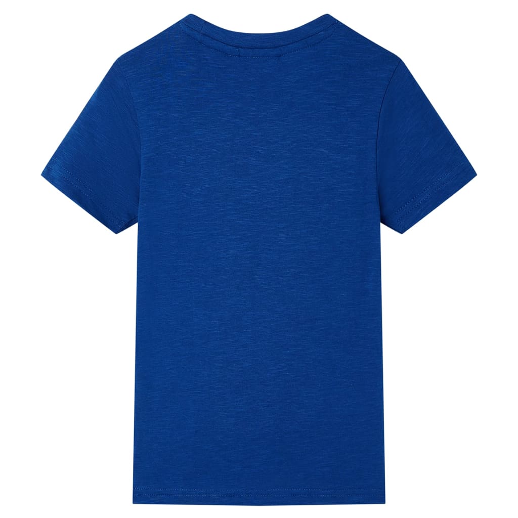 Kindershirt 140 donkerblauw