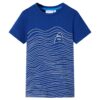 Kindershirt 140 donkerblauw