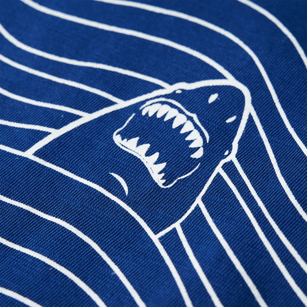 Kindershirt 140 donkerblauw - Image 4