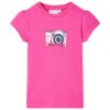 Kindershirt 140 donkerroze