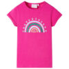 Kindershirt 140 donkerroze