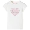 Kindershirt 140 ecru