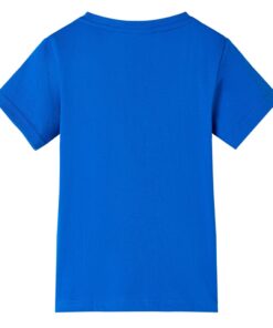 Kindershirt 140 felblauw