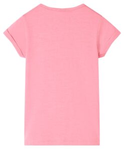 Kindershirt 140 felroze