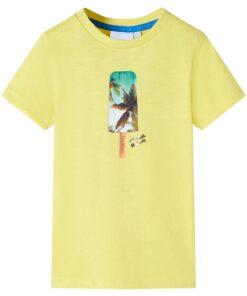 Kindershirt 140 geel
