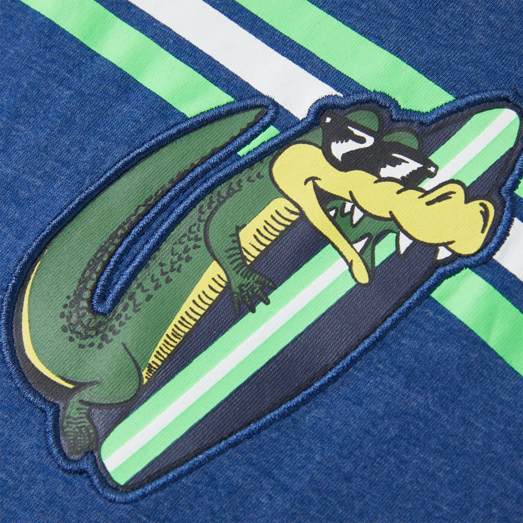 Kindershirt 140 gemêleerd donkerblauw - Image 4