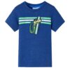 Kindershirt 140 gemêleerd donkerblauw