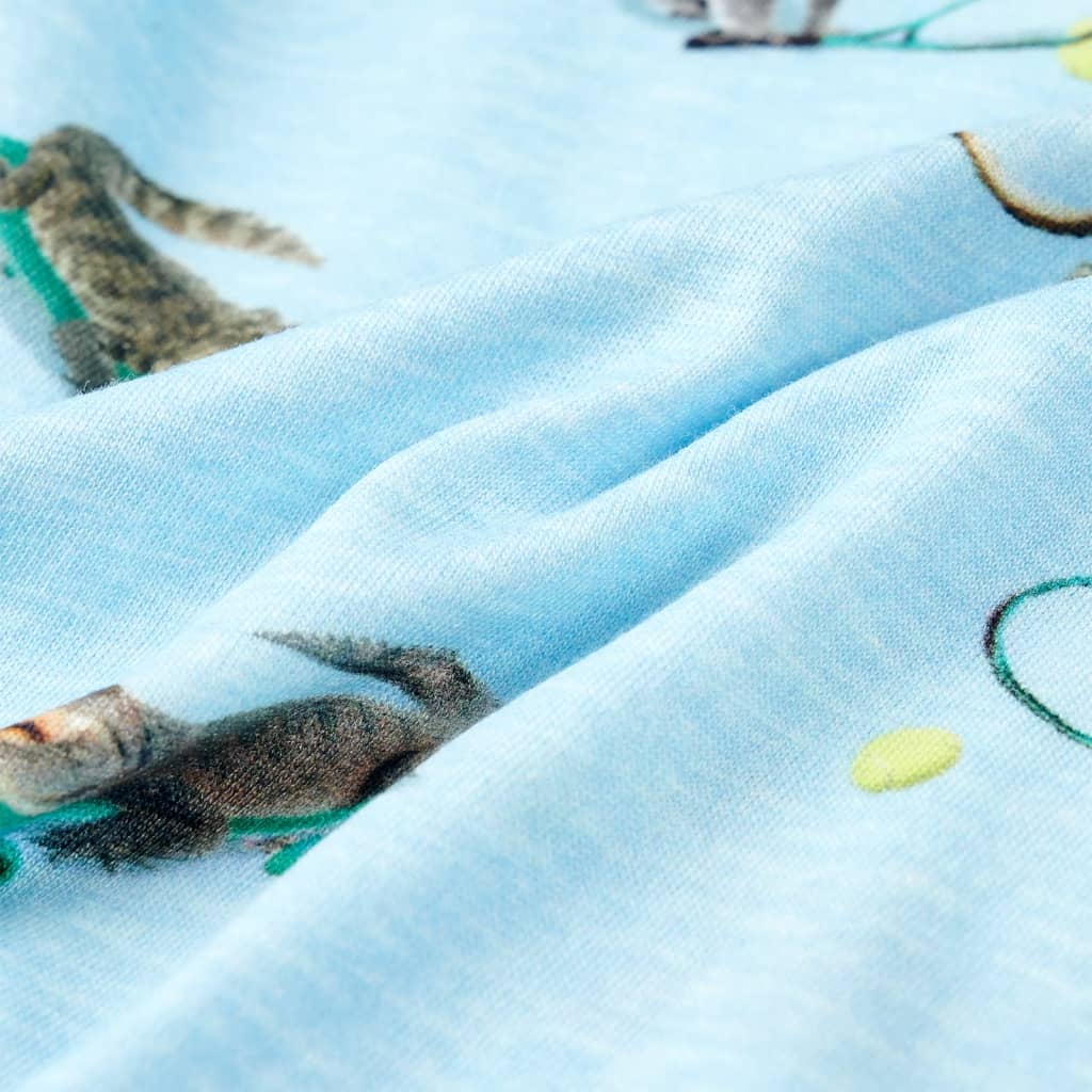 Kindershirt 140 gemêleerd lichtblauw - Image 7