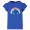 Kindershirt 140 kobaltblauw