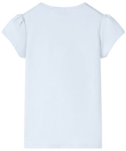 Kindershirt 140 lichtblauw