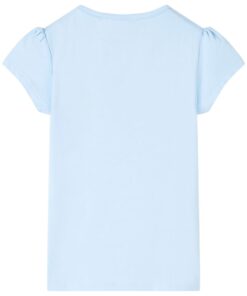 Kindershirt 140 lichtblauw