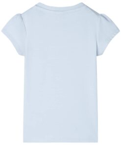 Kindershirt 140 lichtblauw
