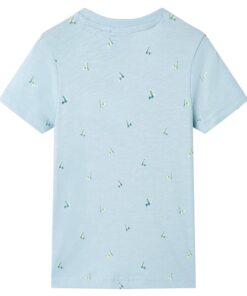 Kindershirt 140 lichtblauw