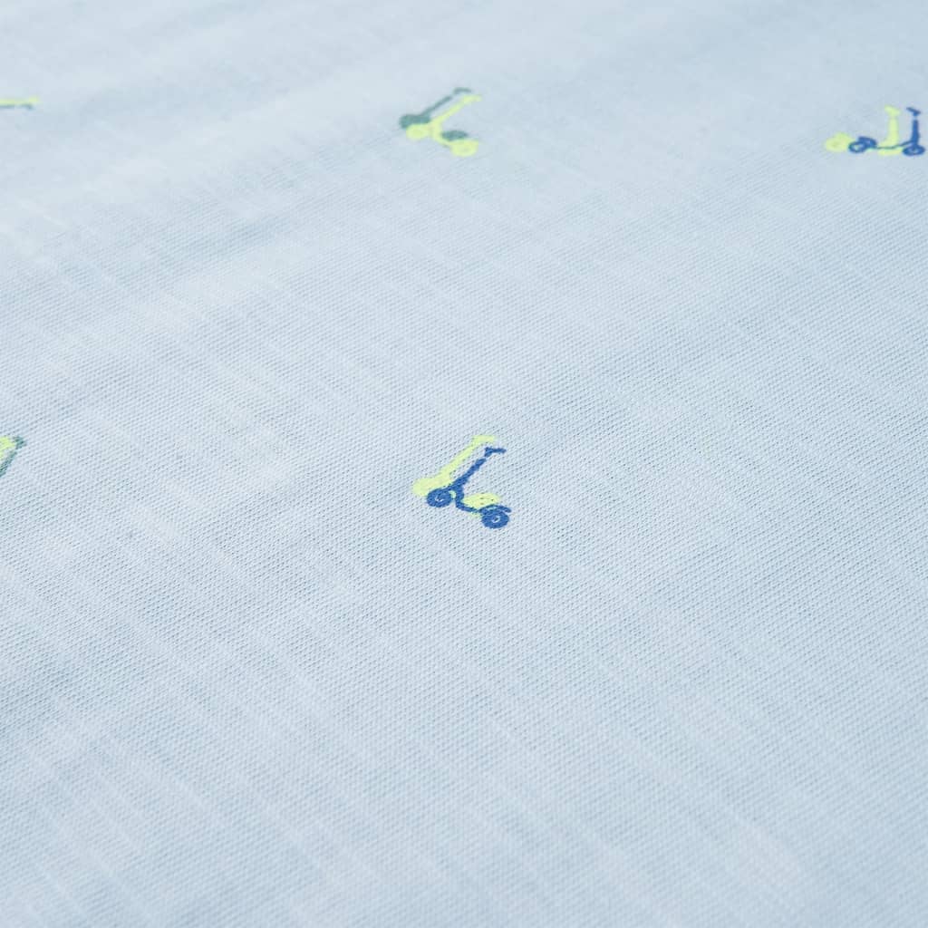 Kindershirt 140 lichtblauw - Image 4