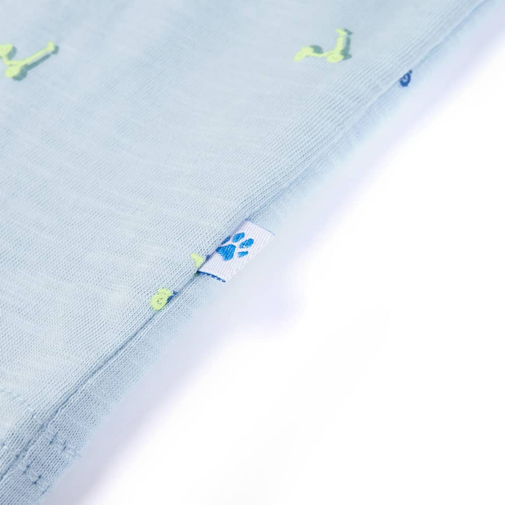 Kindershirt 140 lichtblauw - Image 5