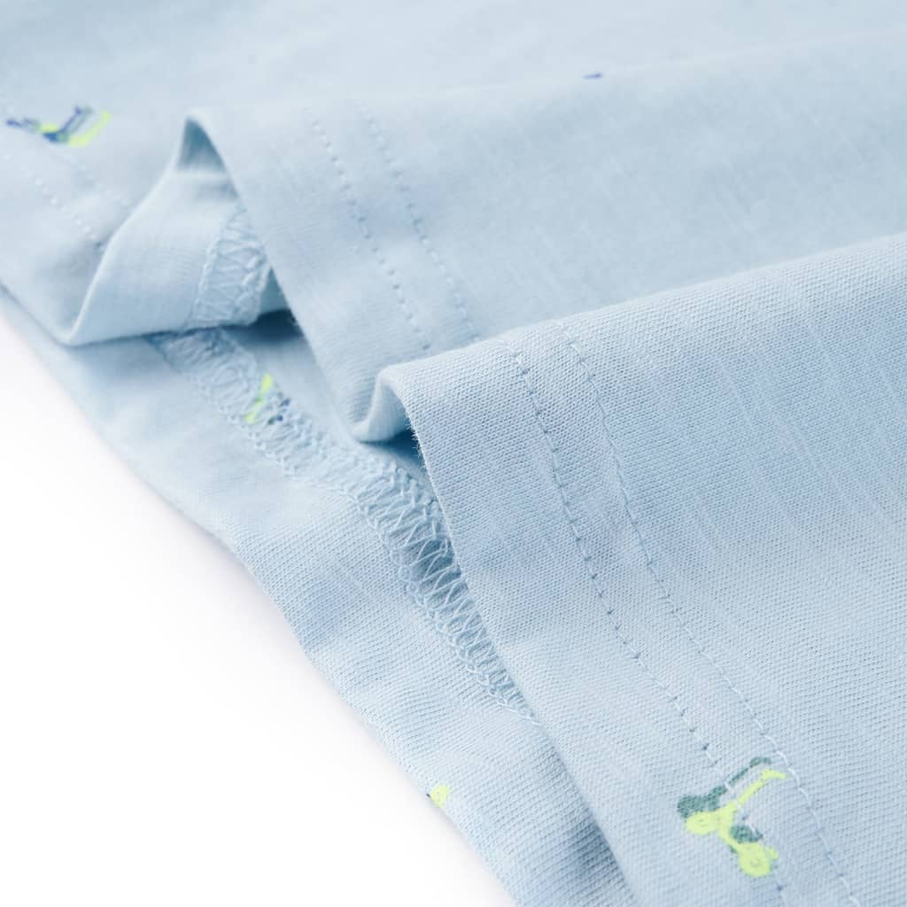 Kindershirt 140 lichtblauw - Image 6