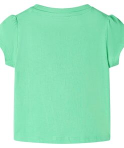 Kindershirt 140 lichtgroen