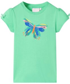 Kindershirt 140 lichtgroen