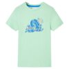 Kindershirt 140 lichtgroen