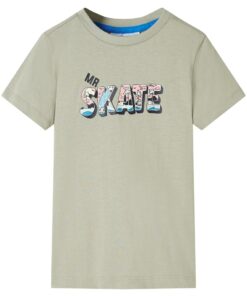 Kindershirt 140 lichtkakikleurig