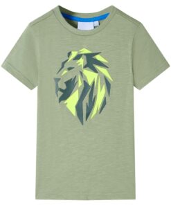 Kindershirt 140 lichtkakikleurig