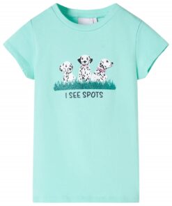 Kindershirt 140 lichtmint