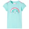 Kindershirt 140 lichtmint