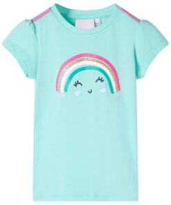 Kindershirt 140 lichtmint