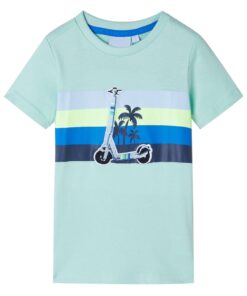 Kindershirt 140 lichtmint