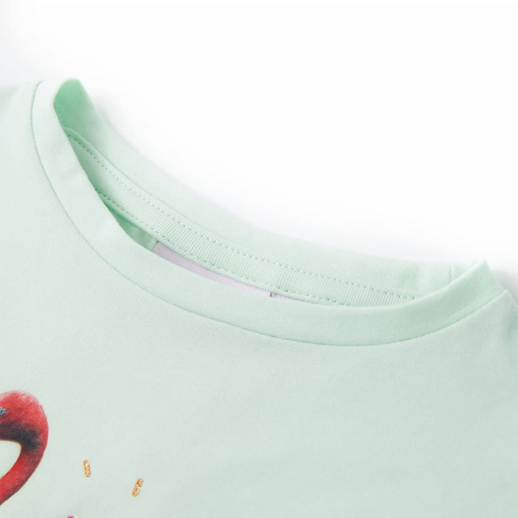 Kindershirt 140 lichtmint - Image 3