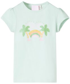 Kindershirt 140 lichtmint