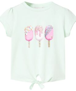 Kindershirt 140 lichtmint