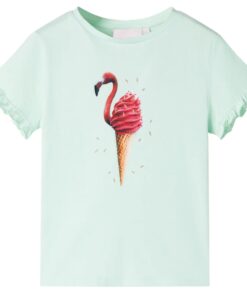 Kindershirt 140 lichtmint