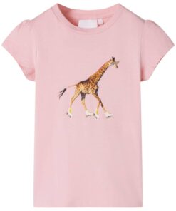 Kindershirt 140 lichtroze